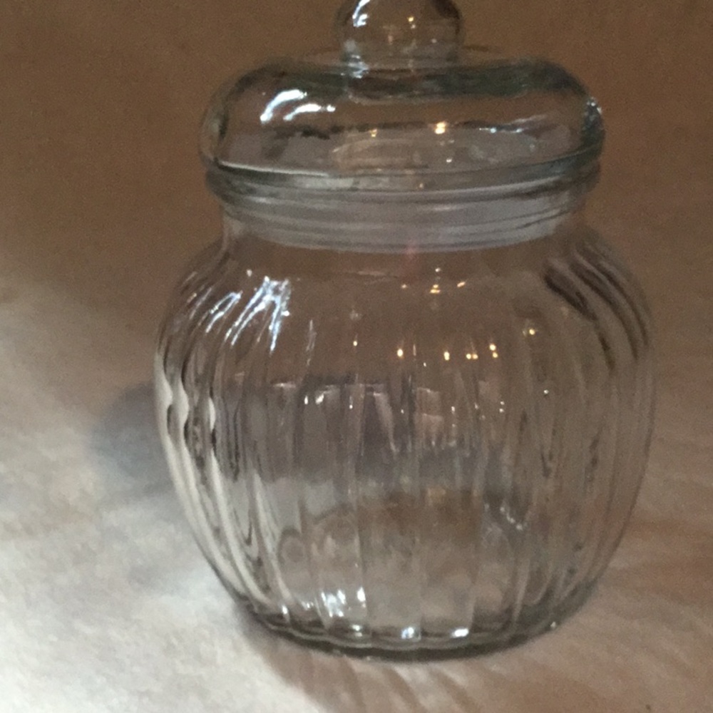 Glass Candy Dish with Lid - Picture 2 of 2
